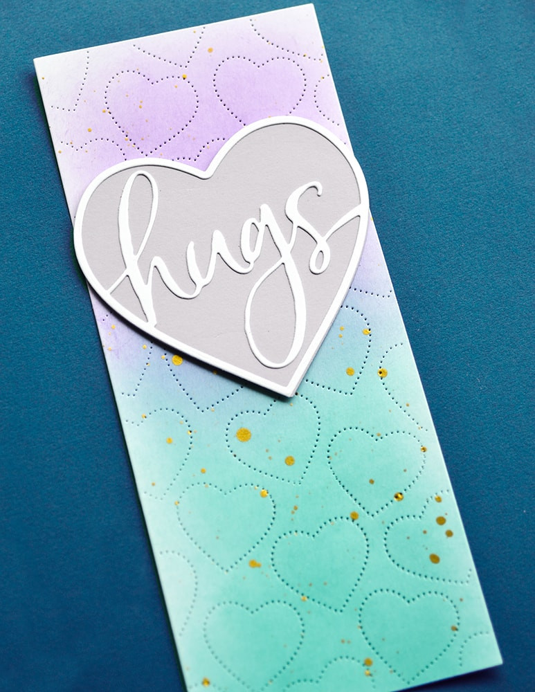 Memory Box Slim Pinpoint Heart Plate 94550 Cutting Die 100% Steel