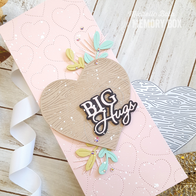 Memory Box Slim Pinpoint Heart Plate 94550 Cutting Die 100% Steel