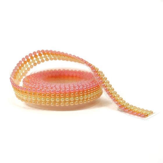 Hunkydory Diamond Sparkles Self-adhesive Gemstone Roll (1 meter of Connected 3mm gems)- Tropical Twist- Gem263