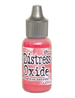 Ranger- Tim Holtz- Distress Oxide Re-inker 0.5 fl oz- Festive Berries