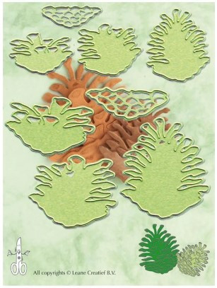 Leanne Creatief 3D Pine Cones Cutting Dies 45.9876