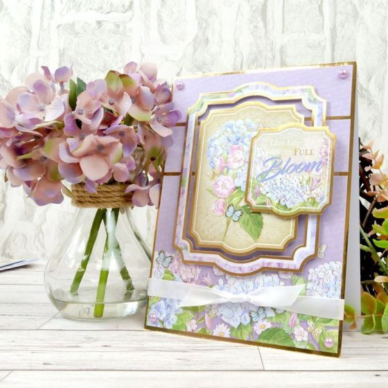 Hunkydory Crafts- Deluxe Craft Pads - Forever Florals Hydrangea