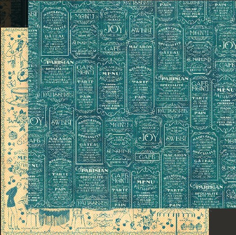 Graphic 45 Paper 12X12 Deluxe Collector's Edition- Cafe Parisian