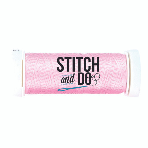 Find It Trading Stitch and Do Embroidery Thread 200 m Roll- Shell Pink SDCD50