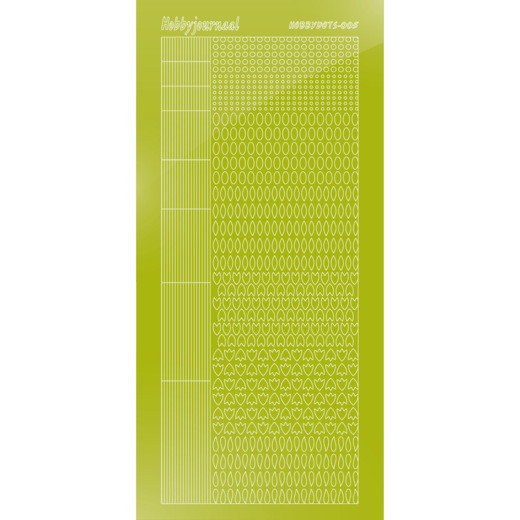 Find It Trading Hobbydots sticker style 5- Mirror - Leaf Green