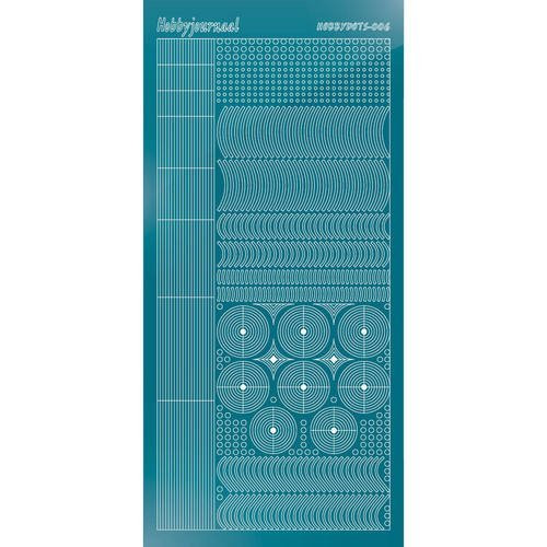 Find It Trading Hobbydots sticker style 6- Mirror - Turquoise