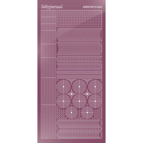Find It Trading Hobbydots sticker style 6- Mirror - Violet