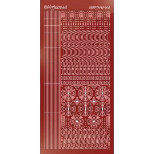 Find It Trading Hobbydots sticker style 6- Mirror - Red