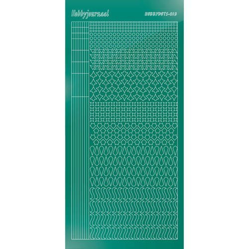 Find It Trading Hobbydots sticker style 13 - Mirror - Christmas Green