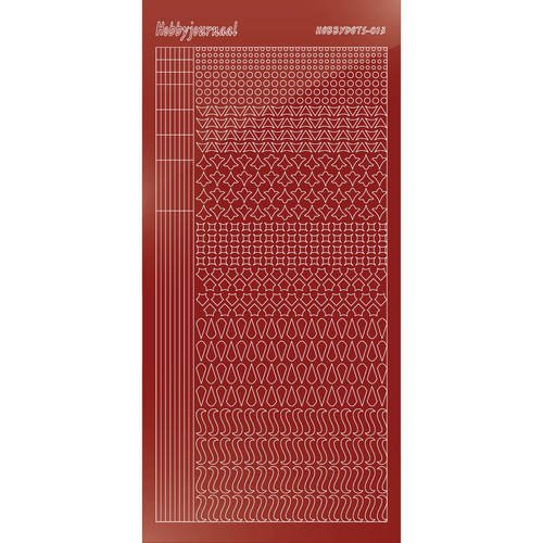 Find It Trading Hobbydots sticker style 13 - Mirror - Red