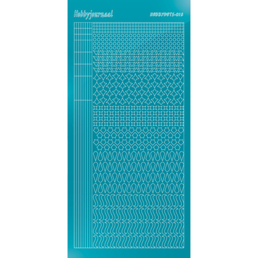 Find It Trading Hobbydots sticker style 13 - Mirror - Azure Blue