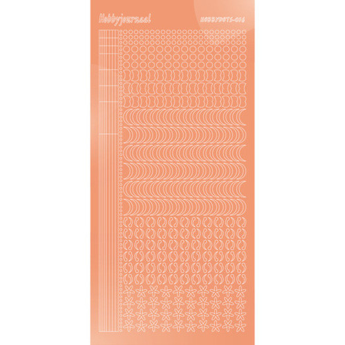 Find It Trading Hobbydots sticker style 16- Mirror - Salmon