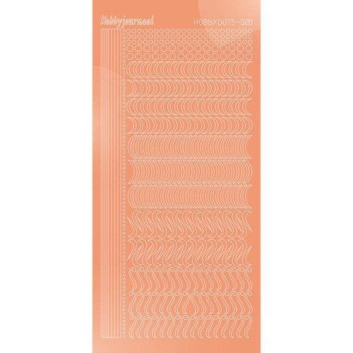 Find It Trading Hobbydots sticker style 20 - Mirror - Salmon