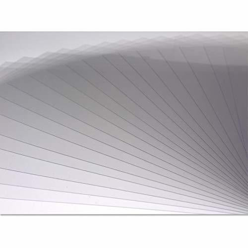 Hunkydory Clear Heavyweight Acetate 100 Sheets ESS131 220 micron