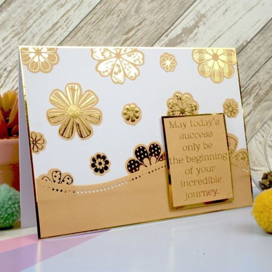 Hunkydory Crafts Stickables Die-Cut Self-Adhesive Foiled Flowers - Pretty Pastels