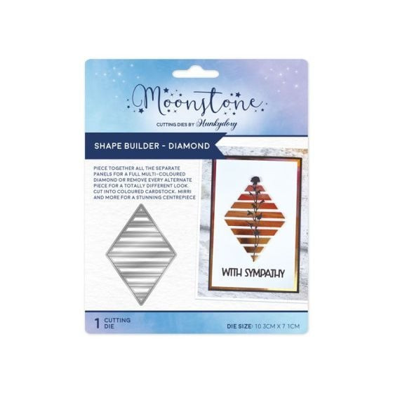 Hunkydory Crafts Moonstone Dies - Shape Builder - Diamond