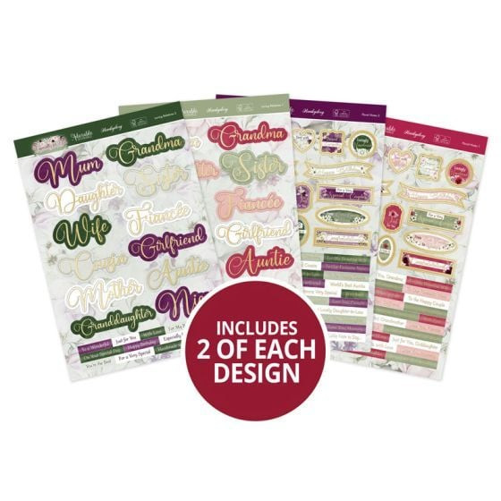 Hunkydory Crafts- Especially for You.- Relative Sentiments Collection- ESP109