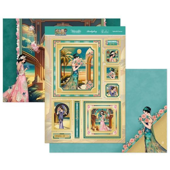 HunkyDory Crafts Art Deco Paradise Luxury Topper Collection ARTDEC101
