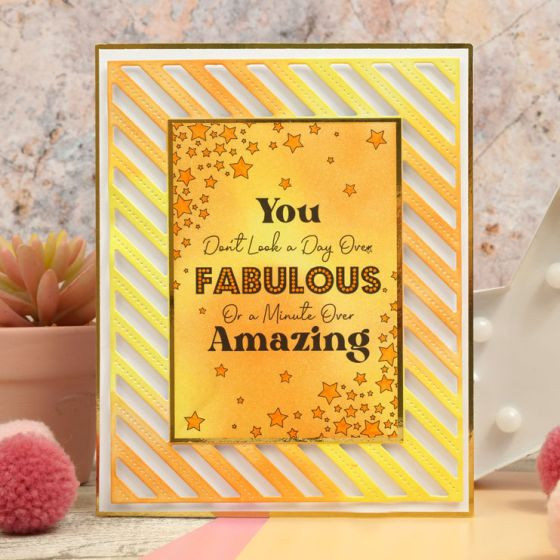 Hunkydory Crafts Moonstone Die- Delightfully Dotty Frame MSTONE725