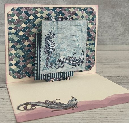 Graphic 45 Card Kit- Make a Splash- Pop-Up Card Set