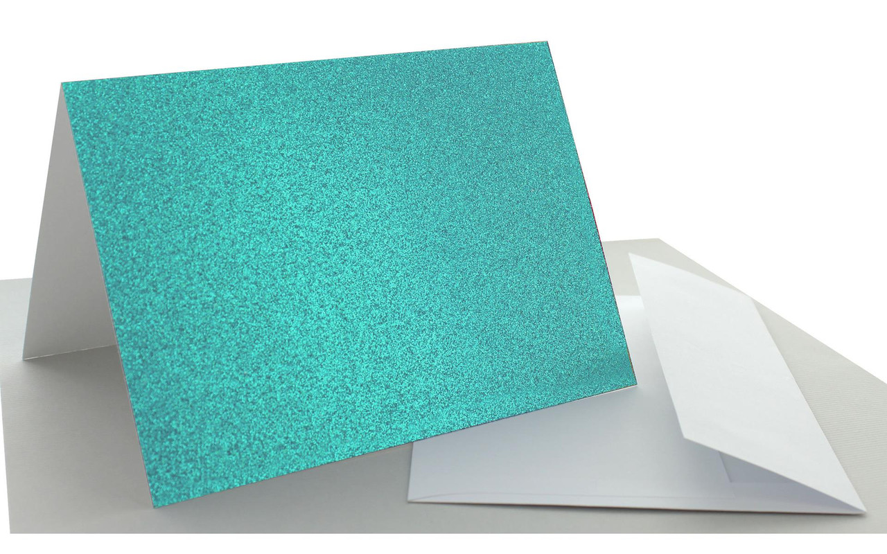 PA Paper Accents C&E 4.25x5.5 12pc Glitter Prussian Blue