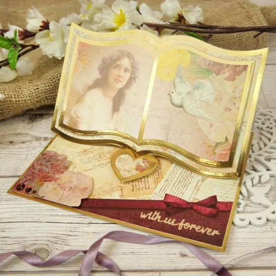 Hunkydory Crafts Duo Design Paper Pack- Lovely Ladies & Handwritten Letters