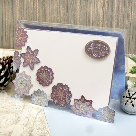 Hunkydory Crafts Foiled & Die-Cut - Mirri Snowflakes MCD818