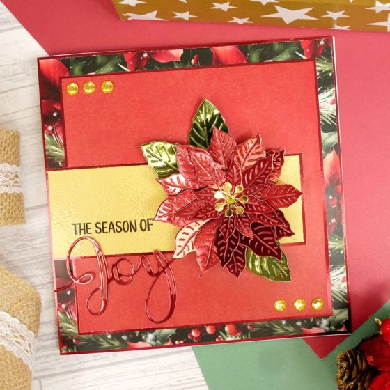 Hunkydory Crafts Moonstone Die- Dimensional Flowers- Poinsettia