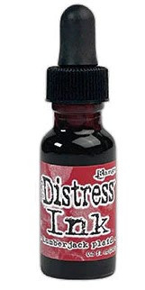 Ranger- Tim Holtz- Distress Ink Re-inker 0.5 fl oz- Lumberjack Plaid