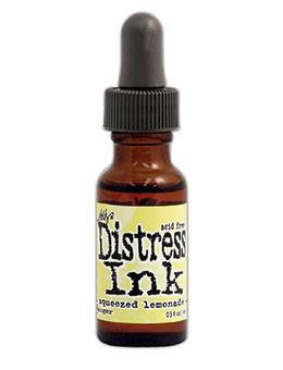 Ranger- Tim Holtz- Distress Ink Re-inker 0.5 fl oz- Squeezed Lemonade