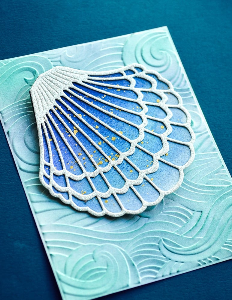 Memory Box 100% Steel Grand Scallop Shell Cutting Die- 94568