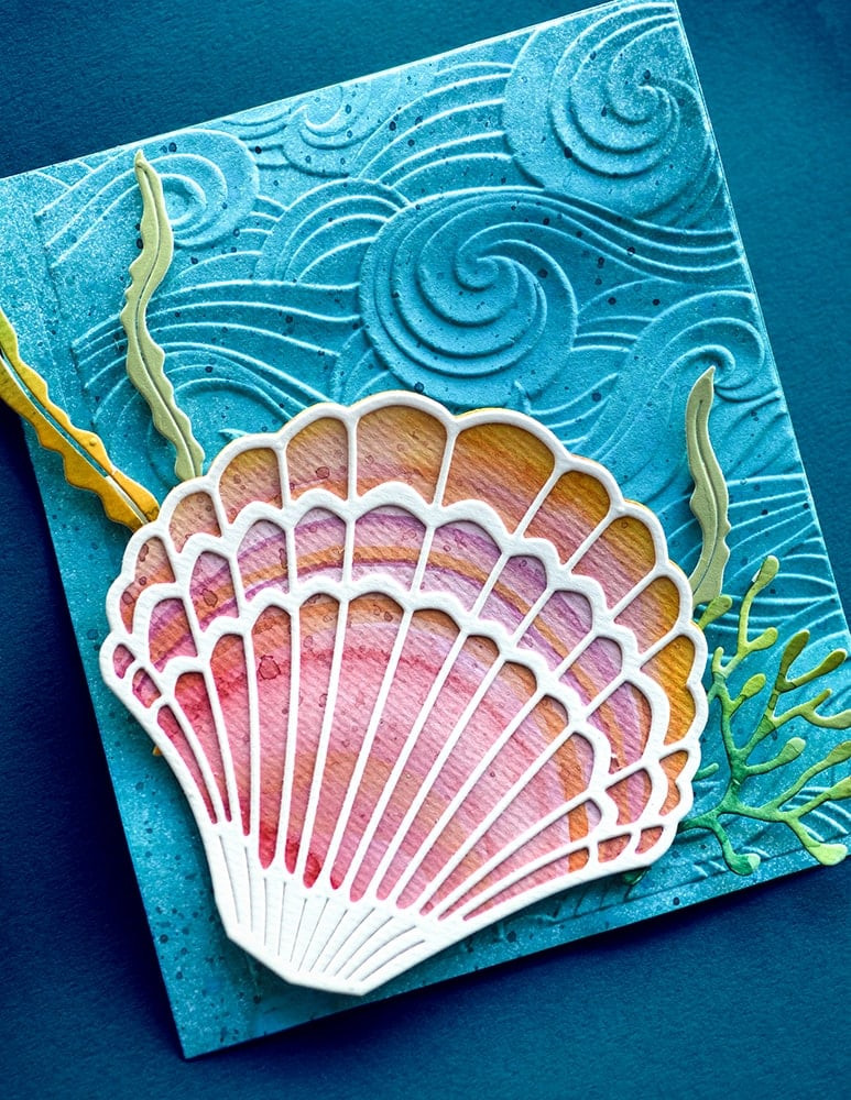 Memory Box 100% Steel Grand Scallop Shell Cutting Die- 94568