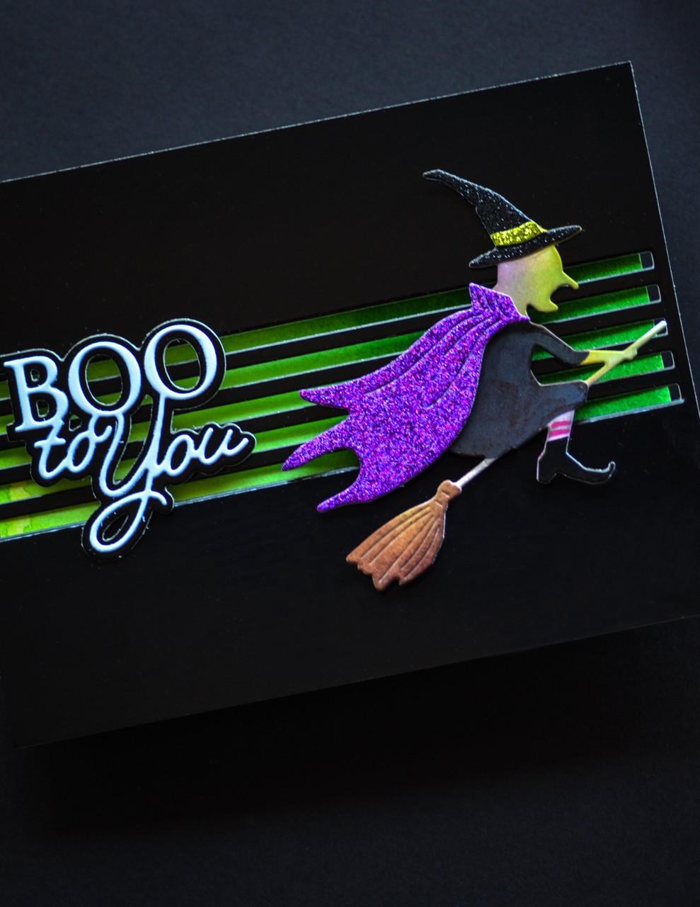 Memory Box 100% Steel Flying Witch Cutting Die- 94624