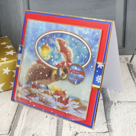 Hunkydory Crafts Festive Friends Luxury Topper Set- Coming Home for Christmas CUTE23-903