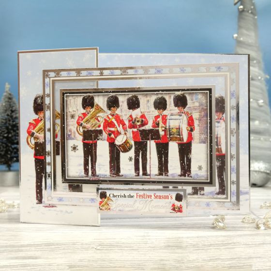 Hunkydory Crafts Winter Wishes Luxury Topper Set- A Festive Fanfare SNOWY23-901