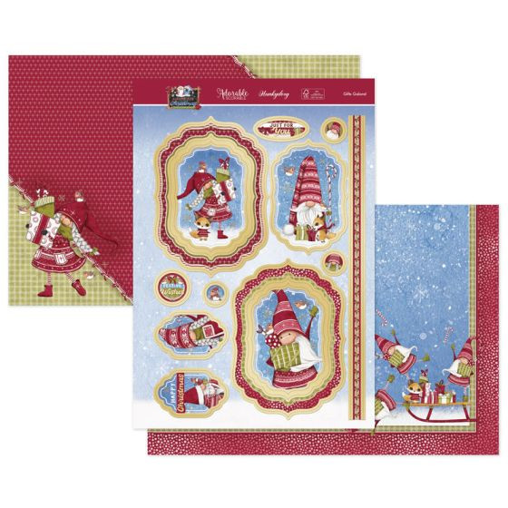 Hunkydory Crafts- Gnome for Christmas- Luxury Topper Collection GFC101