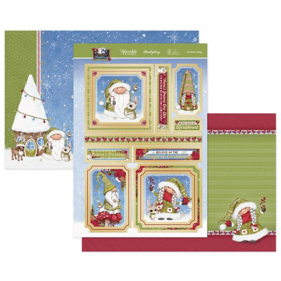 Hunkydory Crafts- Gnome for Christmas- Luxury Topper Collection GFC101