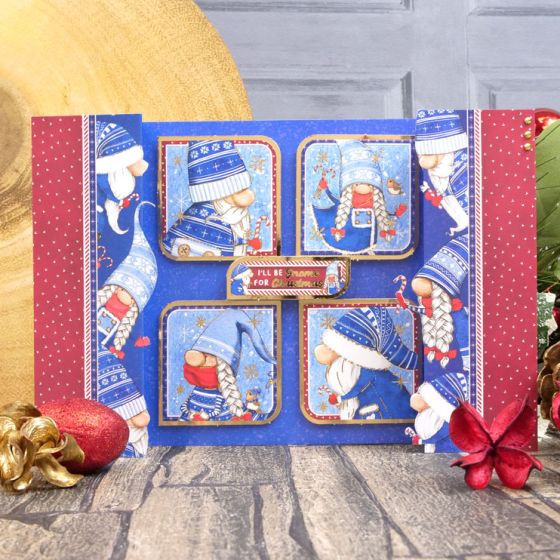 Hunkydory Crafts- Gnome for Christmas- Luxury Topper Collection GFC101