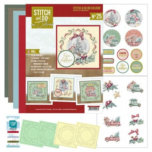 Stitch and Do on Colour 25 - Amy Designs- World of Christmas Card Making Kit