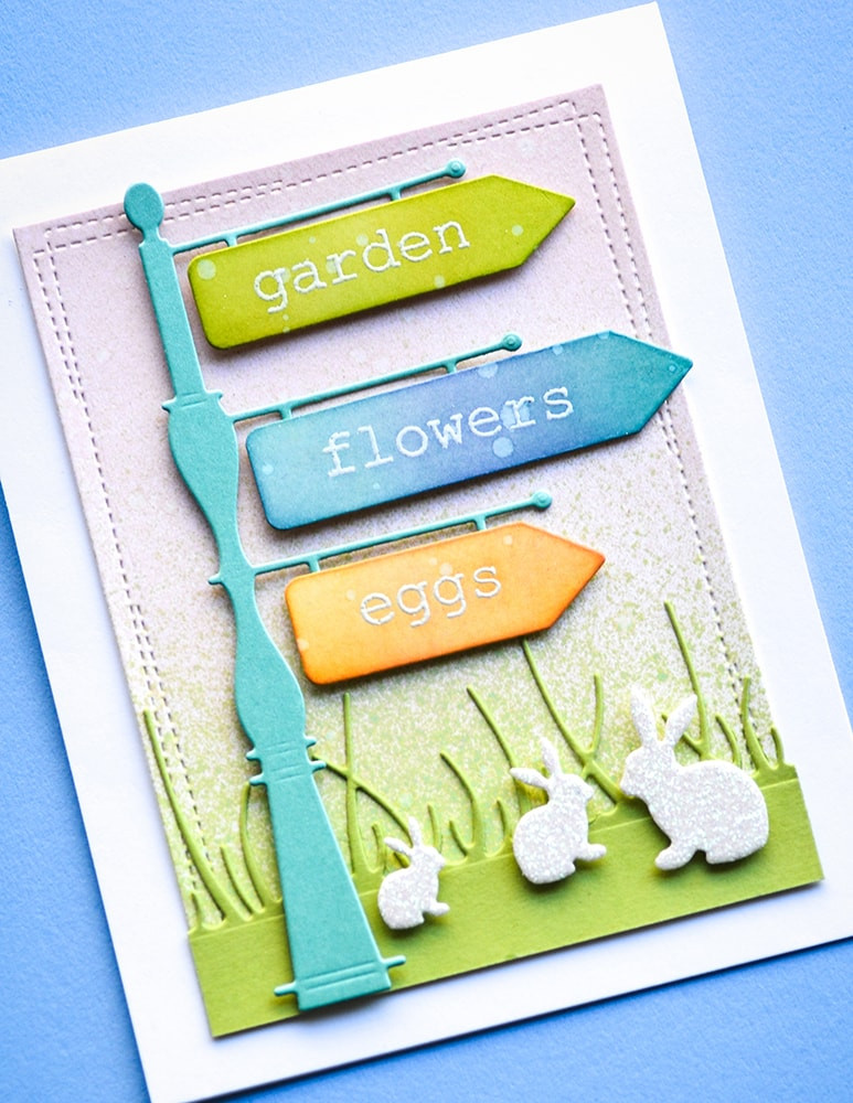 Memory Box 100% Steel Old Fashioned Sign Post Cutting Die- 94448