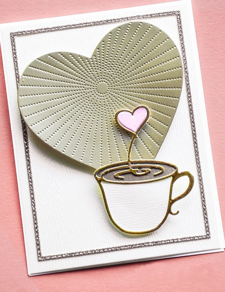 Memory Box 100% Steel Cuppa Love Cutting Die- 94637
