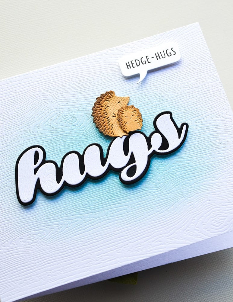 Poppystamp Die- Luscious Script Hugs
