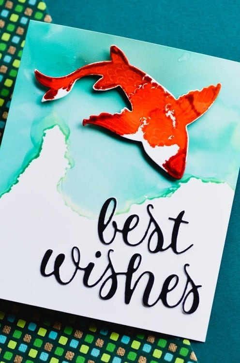 Poppystamp Die- Large Lovely Koi