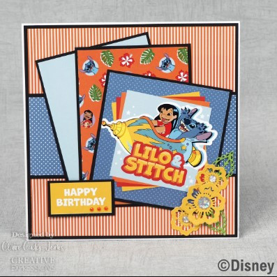 Disney Stitch 8x8 Card Making Pad- Lilo and Stitch