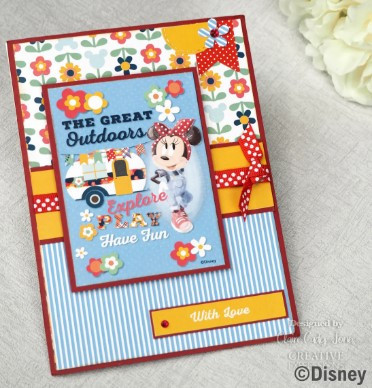 Disney Mickey and Friends 8x8 Card Making Pad- Mickey and Minnie