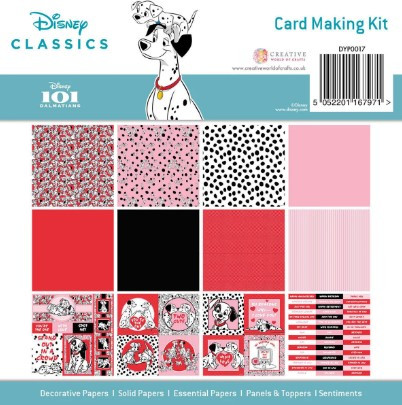 Disney Classics 8x8 Card Making Kit- 101 Dalmatians - Simply