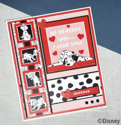 Disney Classics 8x8 Card Making Kit- 101 Dalmatians - Simply