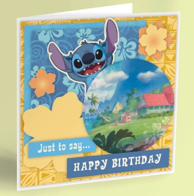 Disney 20th Anniversary 8x8 Card Making Kit- Lilo and Stitch
