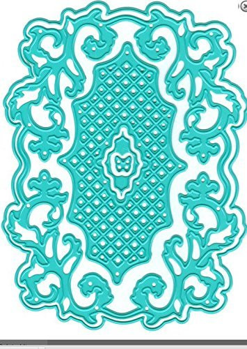 Vintasia Dies Oval with Grid 5-Piece Cutting Die Set VIND010