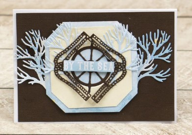 Couture Creations Seaside Girl-Ships Wheel 1.9 x 1.9in